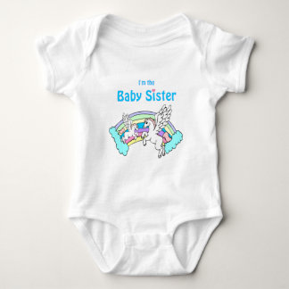 Body Para Bebê irmã bebê unicorn