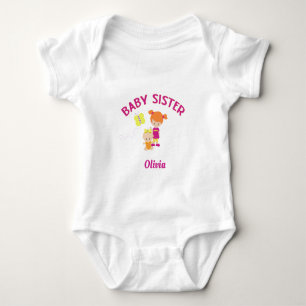 Body Para Bebê Irmã Grande com Irmã Bebê Personalizada Irmã Orgul