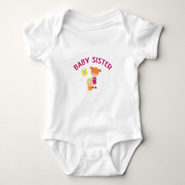Body Para Bebê Irmã Grande com Irmã Orgulhosa (Frente)