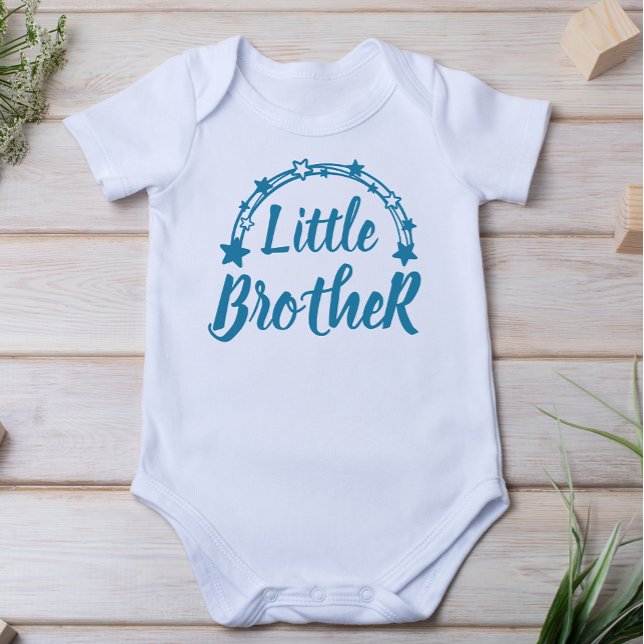 Body Para Bebê Irmão Mais Novo (Little Brother Baby Outfit)