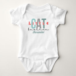 Body Para Bebê Irmãozinho gato design fofo