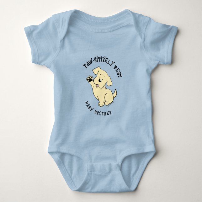 Body Para Bebê Irmãozinho Perfeito Correspondência com Irmão (Frente)