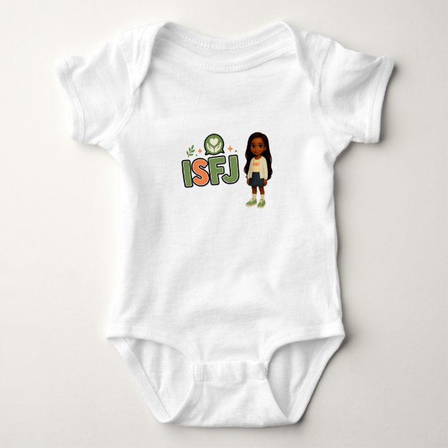 Body Para Bebê ISFJ — A Guardiã da Harmonia (Frente)