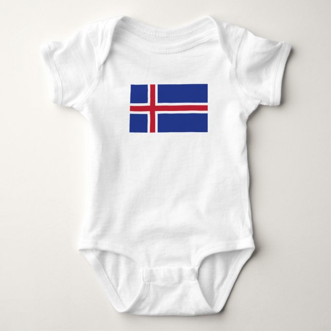 Body Para Bebê Islândia (Frente)