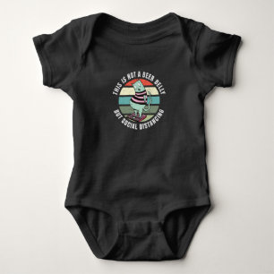 Body Para Bebê Isto não é uma barriga de cerveja, mas distancia