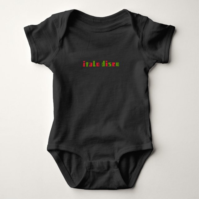 BODY PARA BEBÊ ITALO DISCO (Frente)