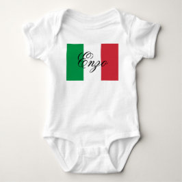 Body Para Bebê Italy Flag Italian Pride Europe Country