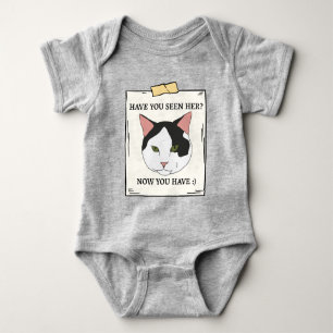 Body Para Bebê Já Viste Gato Agora Que Querias Pet?