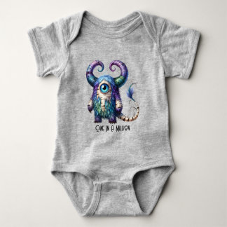 Body Para Bebê Jack - Monstro De Olhos Únicos