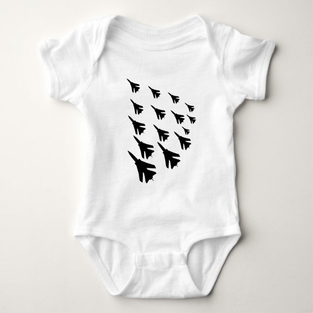 Body Para Bebê Jatos (Frente)