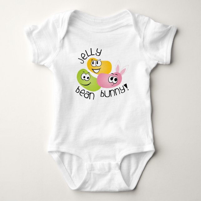 Body Para Bebê Jelly Bean Bunny (Frente)