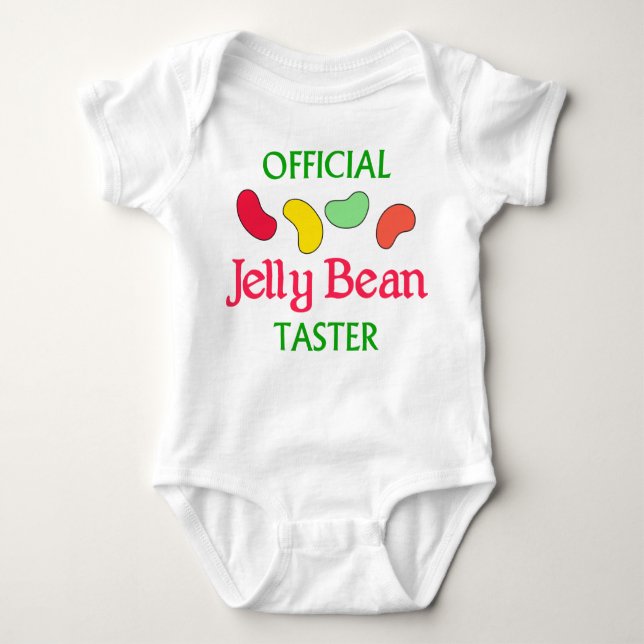 Body Para Bebê Jelly Bean Taster (Frente)