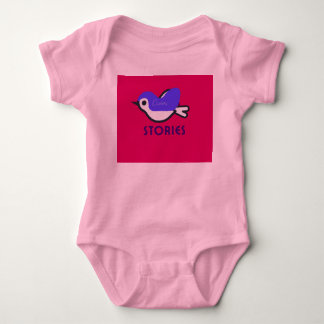 Body Para Bebê Jersey rosa para crianças com belo desenho de páss
