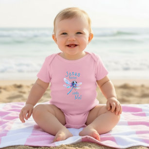 Body Para Bebê Jesus Ama Minha Pequena Garota-Dragão Bonita