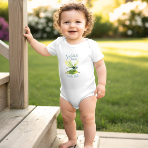 Body Para Bebê Jesus Ama o Pequeno Menino Libélula Fofa