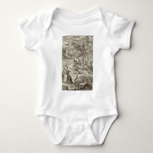 Body Para Bebê Jesus andando na água