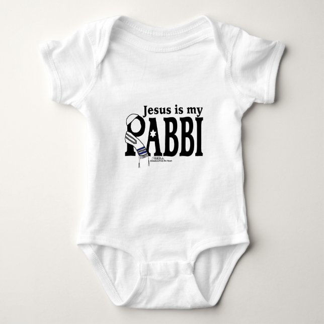 Body Para Bebê Jesus é meu RABBI (Frente)