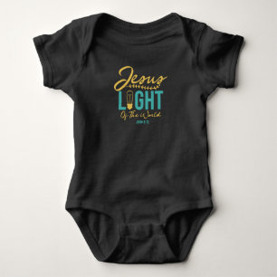Body Para Bebê Jesus Luz Do Mundo - Bíblia Versa