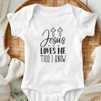 Jesus Me Ama Bebê Roupa De Porte