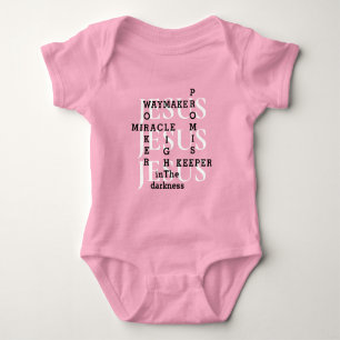 Body Para Bebê Jesus Waymaker Miracle Girl