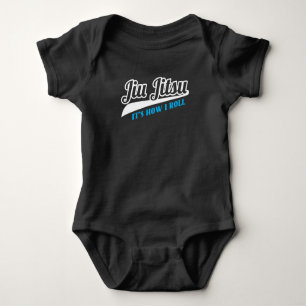 Body Para Bebê Jiu Jitsu é como eu rolo BJJ que luto