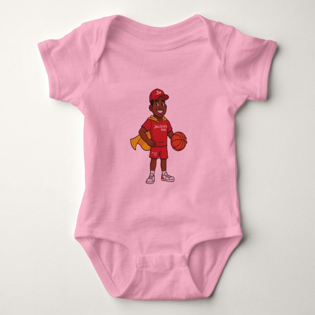 Body Para Bebê J'Lon o Campeão Baby Tee (Frente)