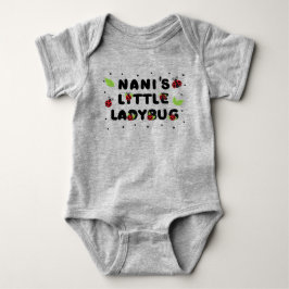 Body Para Bebê Joaninha da Nani - Fofa
