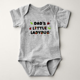 Body Para Bebê Joaninha do Papai - Fofa 