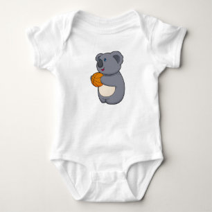 Body Para Bebê Jogador de basquete Koala