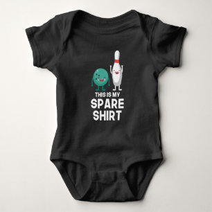 Body Para Bebê Jogador de Boliches engraçado, Bola de Pin... Est