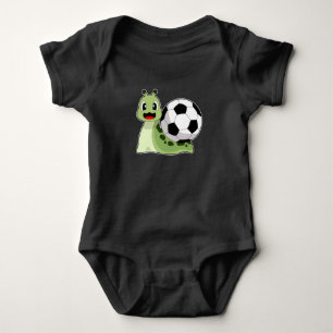 Body Para Bebê Jogador de futebol do Snail