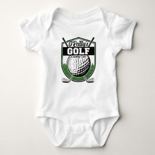 Body Para Bebê Jogador de Golfe Personalizado Pro Golf Country Cl
