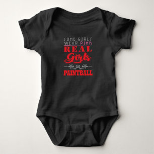 Body Para Bebê Jogador de Paintball Apanhou Equipe