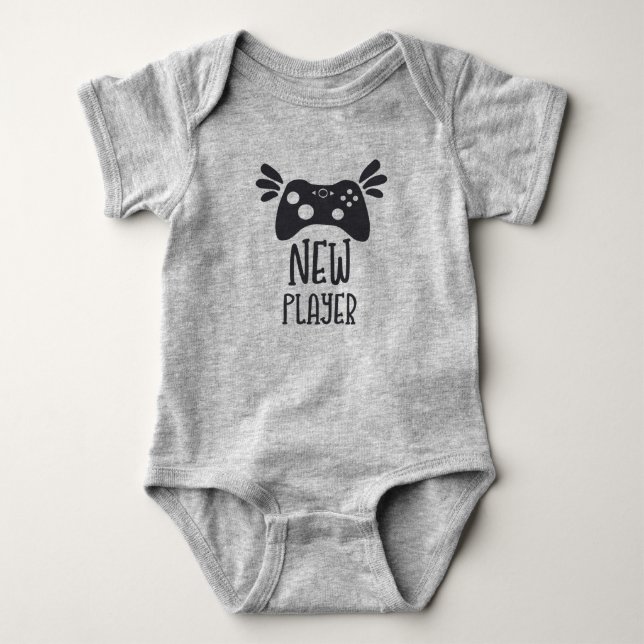 Body Para Bebê Jogador novo (Frente)