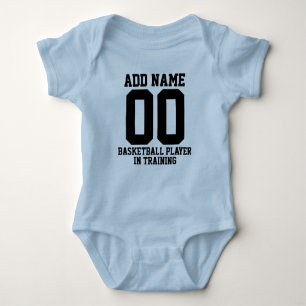 Body Para Bebê Jogador Personalizado de Basquete no Treinamento