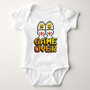 Body Para Bebê Jogo sobre Casamento (lésbica, 8 bits)