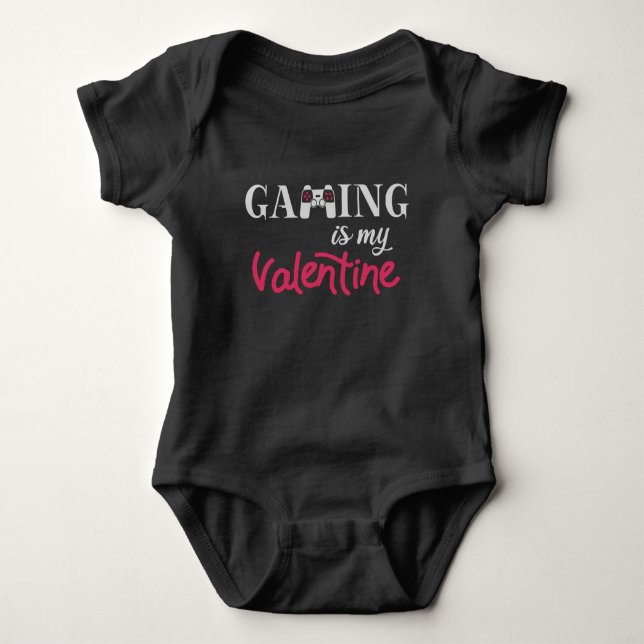 Body Para Bebê Jogos é meu Dia dos Namorados (Frente)