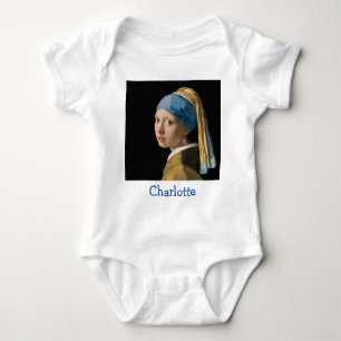 Body Para Bebê Johannes Vermeer - Girl with a Pearl Earring