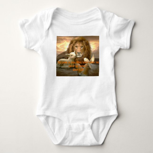 Body Para Bebê John 1:29 (Frente)