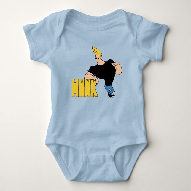 Body Para Bebê Johnny Bravo - Hunk (Frente)