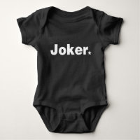 Joker Unisex Hipster Baby One-Piece!