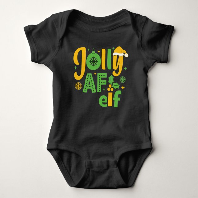 Body Para Bebê Jolly AF Elf (Frente)