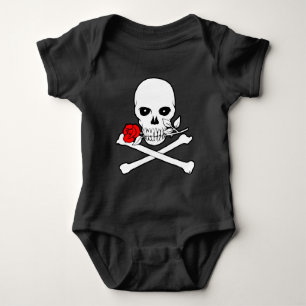 Body Para Bebê Jolly Roger