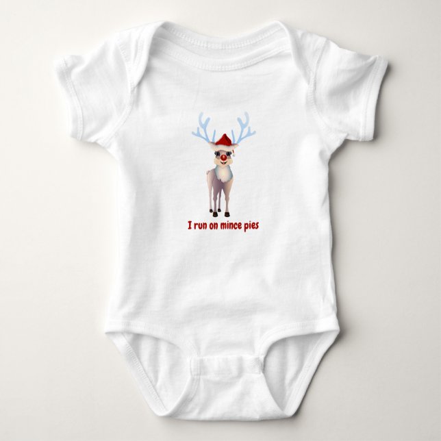 Body Para Bebê Jolly Rudolf personalizável (Frente)