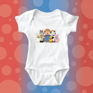 Body Para Bebê JollyKins Barnyard Buddies Boy
