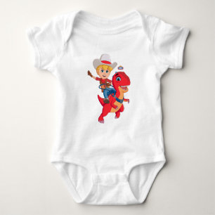 Body Para Bebê Jon e Blitz Dino Ranch