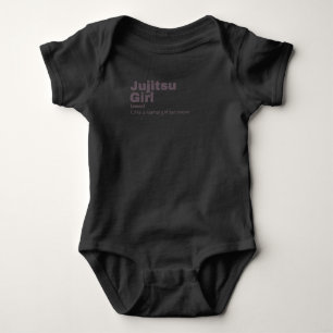 Body Para Bebê Jujitsu Girl - Jujitsu