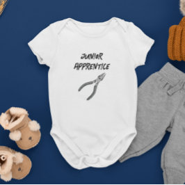 Body Para Bebê Júnior Apprentista Pliers Eletriciano Sparky