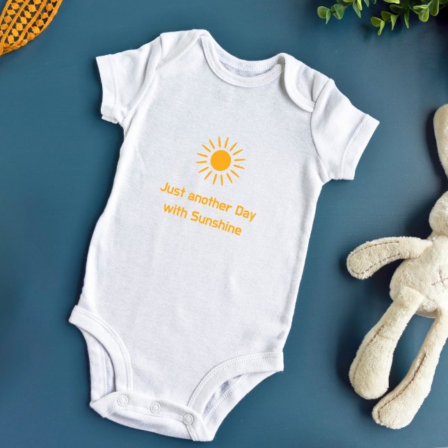 Body Para Bebê Just another Day with Sunshine (Criador carregado)
