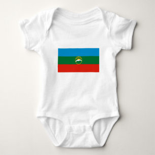 Body Para Bebê Karachay Cherkessia Flag